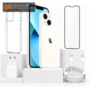 Celular Apple Iphone 13 (128 Gb) - Branco + Inclui Conjunto (Recondicionado) - Imagem 1