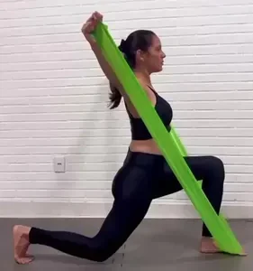 Kit Faixas Elásticas 5 Intensidades Fisioterapia academia reabilitação - Imagem 8