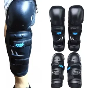 Kit de Proteção Moto 4 Peças Joelheira Cotoveleira Esportiva Preta Articulada - Imagem 8