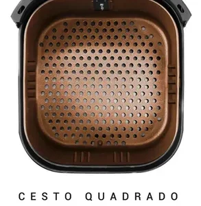Air Fryer Philco 5,5l Cesto Quadrado 1500w Paf55a Cor Preto - Imagem 7
