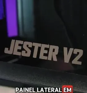 Gabinete Gamer TGT Jester V2 Preto Mini-Tower com Acrílico e 2 Fans Rainbow - Imagem 2