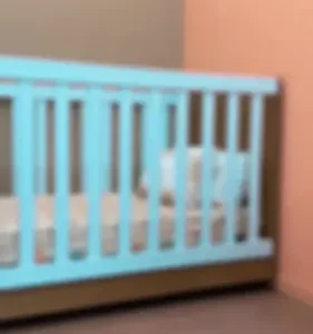 Berço Americano 3 em 1 para Colchão 130x70cm Multimóveis 0527PA Madeirado/Branco - Imagem 2