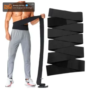 Cinta Modeladora Redutor De Cintura Sauna Masculino Academia - Imagem 1