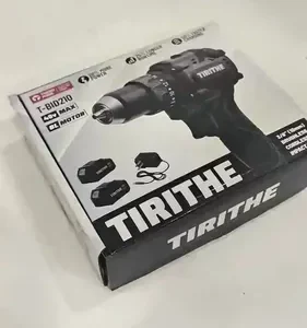 Parafusadeira Furadeira Impacto Brushless 2 Bateria 48v 10mm - Imagem 2