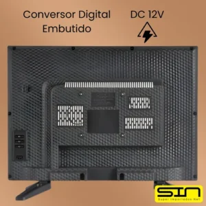 Monitor Tv Led 17 Hd Hdmi Usb Com Conversor Digital Isdbt - Imagem 3