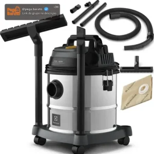 ASPIRADOR DE PÓ E ÁGUA ELECTROLUX EM INOX 127V GT20I - Imagem 1