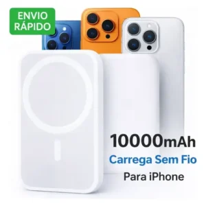 Carregador Por Indução 10000mah Magnético Para Iphone - Imagem 7