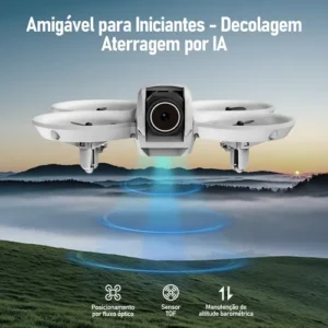 Drone Neo Com Câmera 4k Full Hd Wifi Cor Cinza 2 Baterias - Imagem 4