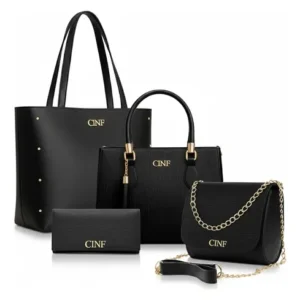 Kit Bolsas Feminina Sacola Transversal Tira Colo Carteira - Imagem 2
