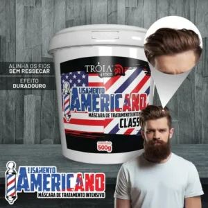 Alisamento Americano 500g + Shampoo Neutralizante 500ml - Imagem 4