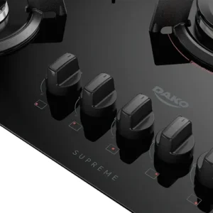 Cooktop 5 Bocas Dako Supreme Com Tripla Chama Preto Bivolt Preto - Imagem 3