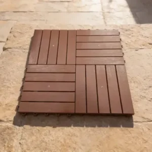 Kit 12 Deck Modular Plástico Encaixe Rápido 30x30 - Imagem 3