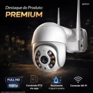 Câmera De Segurança Wifi Yoosee Externa Mini Dome Full Hd Infravermelho Prova D'água Woosh - Imagem 3