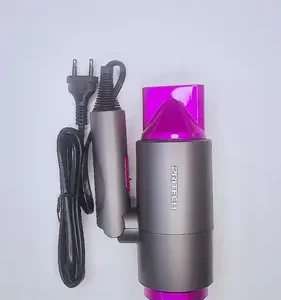 Secador de Cabelo Profissional 1800W 110V 60Hz Semi Profissional Diamante Cinza - Secador Gama Profissional para Salão Barbeiro Cabelos 127V - Imagem 2