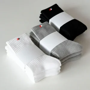Kit 15 Pares Meias Sport Algodão Cano Médio Sandrini Confort - Imagem 3