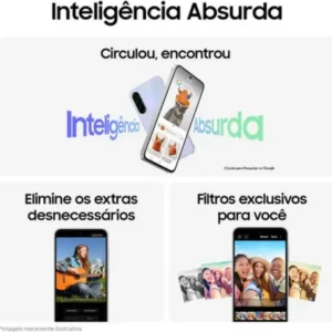 Smartphone Samsung Galaxy A36 5G 128GB 6GB RAM Câmera Tripla de até 50MP Selfie de 12MP IP67 Super AMOLED 6.7'' NFC Recursos AI Android e Segurança Snapdragon - Branco - Imagem 2