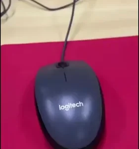 Mouse c/ fio Logitech M90 Preto - Imagem 2