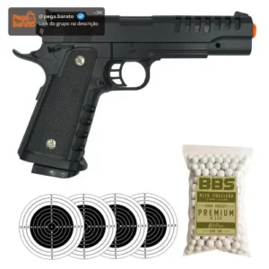 Pistola Airsoft Rossi 1911 V301 Spring Vigor M1911 Bbs 6mm - Imagem 1