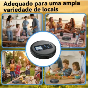 Leitor De Cd Portátil Bluetooth Suporta Cd/cd-rw/wma/mp3 - Imagem 8