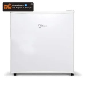 Frigobar 45 Litros Inverter 1 Porta Degelo Manual MDRD086FGD013 Branco Bivolt Midea - Imagem 1