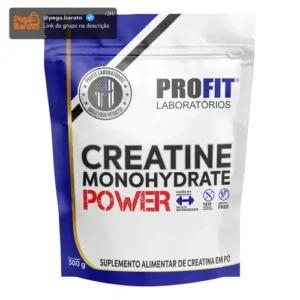 Creatina Monohidratada Power 300g Refil Profit Sabor Natural - Imagem 1