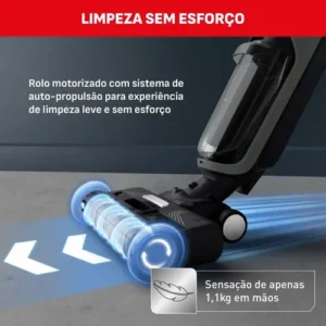 Limpadora De Pisos Sem Fio Arno X-clean 4 Lxc4 Cinza E Prateado - Imagem 8