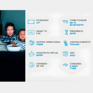 Smart Tv Samsung 43 Ls43f6000fgxzd Full Hd Led 110v/220v - Imagem 7