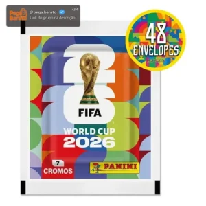 Kit 336 Figurinhas Do Álbum Copa Do Mundo 2026- 48 Envelopes - Imagem 1