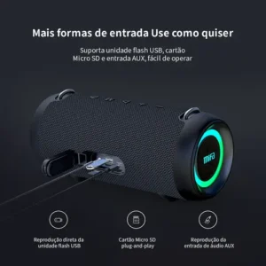 Caixa De Som Bluetooth Mifa A90 Potência 60w Cor Preto - Imagem 5