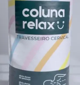 Travesseiro Cervical Nasa - Coluna Relax - Carvão Ativado Cor branco e cinza - Imagem 29
