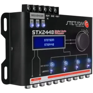Processador de Áudio Digital Automotivo Stetsom STX2448 com Crossover e Equalizador - Imagem 4