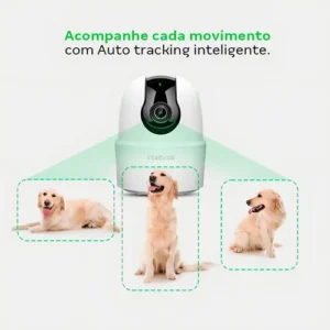 Câmera Inteligente Intelbras Ime 360 3mp Visão 360 Wi-fi Cor Branco - Imagem 5
