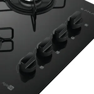 Cooktop 4 Bocas Atlas Agile Up Mesa Vidro Mega Chama Bivolt - Imagem 3