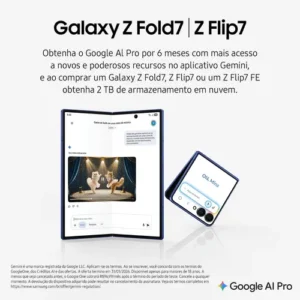 Samsung Galaxy Z Flip7 5G 256GB 12GB RAM, Galaxy AI Preto - Imagem 5