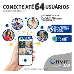Câmera Segurança Ip Externa Wifi A28 App Icsee À Prova Dágua - Imagem 4
