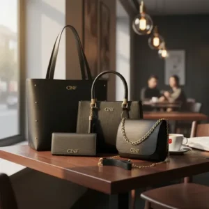 Kit Bolsas Feminina Sacola Transversal Tira Colo Carteira - Imagem 4