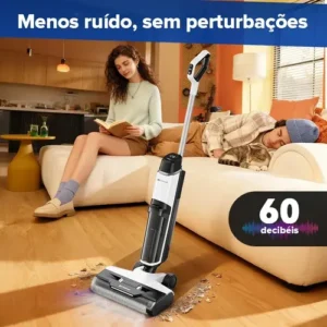 Aspirador De Pó Vertical Seco Úmido Redroad W15 200w 910ml Branco - Imagem 4
