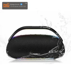 Basike Caixa De Som Bluetooth 200W, Boombox TWS, Prova D'água IPX5, Caixa Som Portátil, Super Potente Festa, Com RGB Luzes LED Bombox Caixa De Som Caixa Som Caixa Bluetooth Caixa Bluetooth Portati - Imagem 1