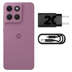 Smartphone Motorola Moto G17 4g - 256gb 12gb (4gb Ram + 8gb Ram Boost) Camera 50mp Sony Lytia 600, Tela Fhd+ 60hz, Bateria 5200 Mah - Rosa - Imagem 5
