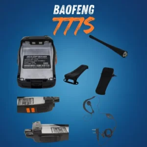 Kit Par 2 Radio Baofeng 777s Walk Talk Comunicador 16 Canais - Imagem 4