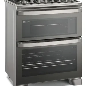 Fogão 5 bocas Electrolux Cinza Experience com Duplo Forno, PerfectCook360 e Vapor Bake FE5DC - Imagem 4