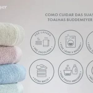 Kit 6 Peças Toalha Lavabo Buddemeyer Vision Dual Air Branco - Imagem 7