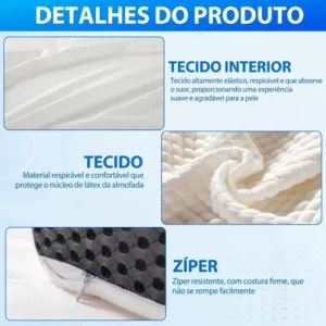 Travesseiro Cervical Ortopédico Espuma Viscoelástica - Imagem 8