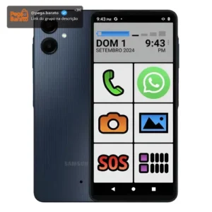 Smartphone Celular Idoso Samsung Galaxy A06 4g 4gb 128gb - Imagem 1