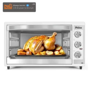 Forno Elétrico Philco 50L Branco Dupla Resistência PFE52B - Imagem 1