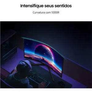 Monitor Gamer Samsung Odyssey G5, 32 ,qhd, 165hz,1ms,hdmi,dp Preto - Imagem 8