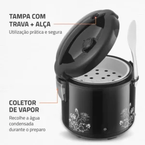 Panela De Arroz Fast Rice 5 Premium Mondial 400W - NPE-08-5X - Imagem 6