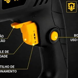 Furadeira De Impacto Profissional 1/2 Pol 13mm 750w Tbf750 Função Reversa Controle de Velocidade 127V The Black Tools - Imagem 4