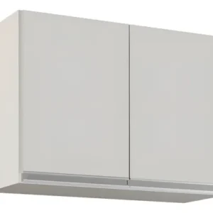 Armário de cozinha aéreo lavanderia 80cm 2 portas Califórnia Lumil Móveis - Imagem 3