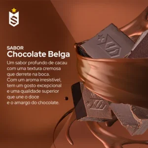 Whey Protein Concentrado 1kg Sabor Chocolate Belga Soldiers Nutrition Rico em Proteína Treino - Imagem 3